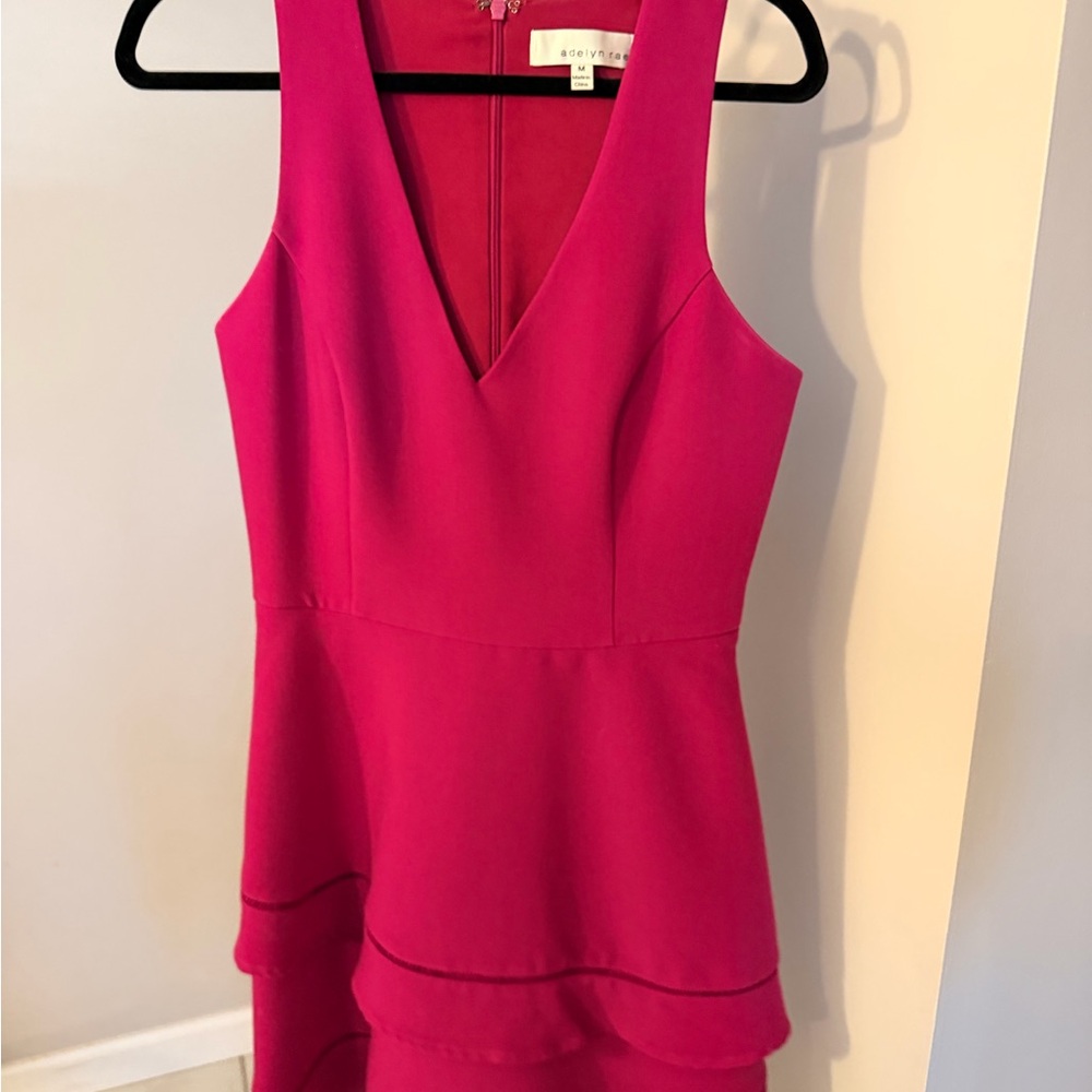 Adelyn Rae Fuchsia High Low Dress